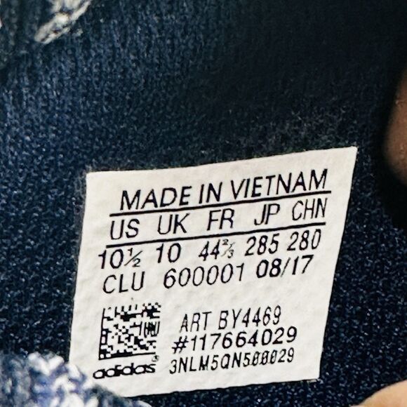 ADIDAS 2017 CRAZY EXPLOSIVE - PrimeKnit BY4469 Navy & White Shoes Size 10.5  B10 - Picture 12 of 12